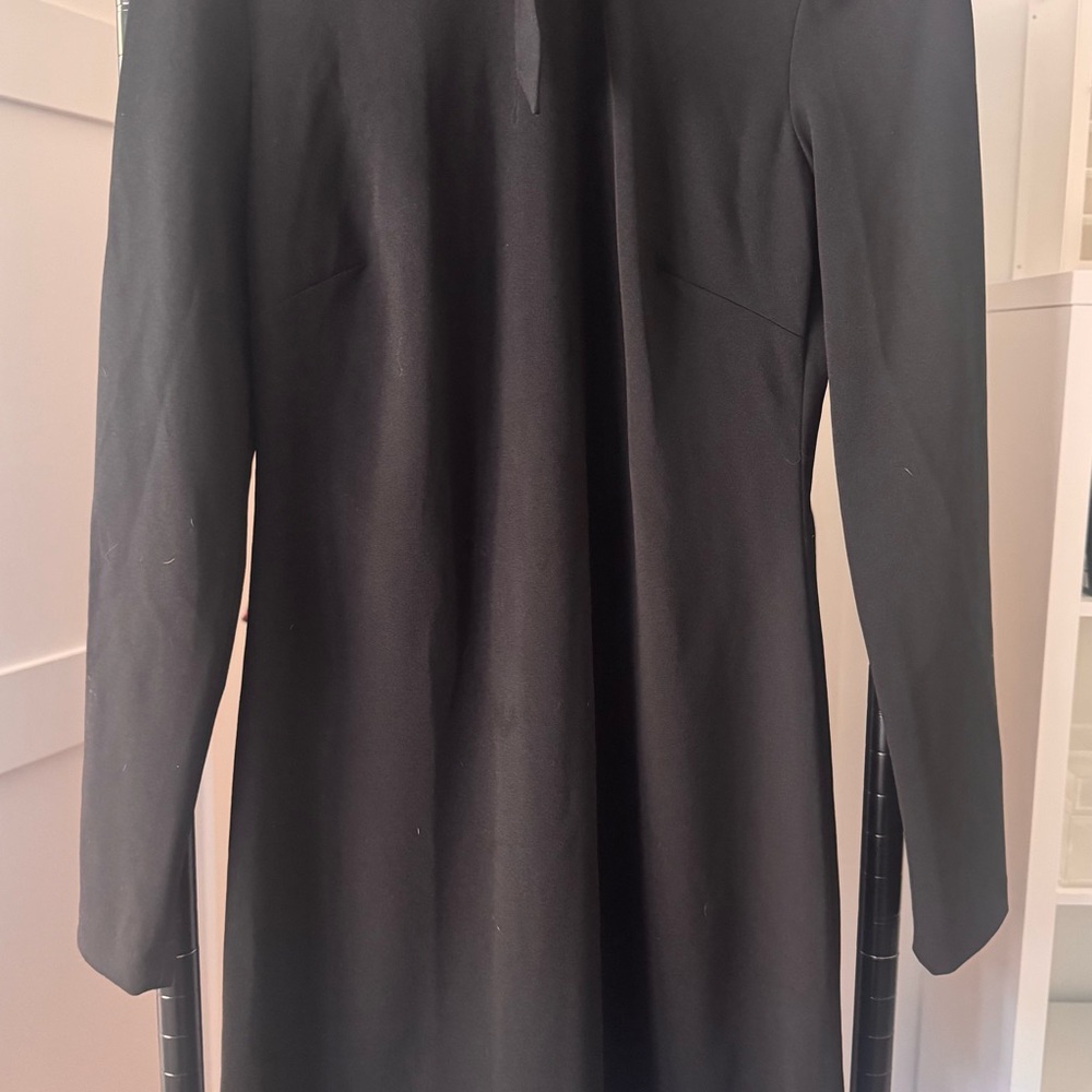 Calvin Klein Classic Black Long Sleeve Dress